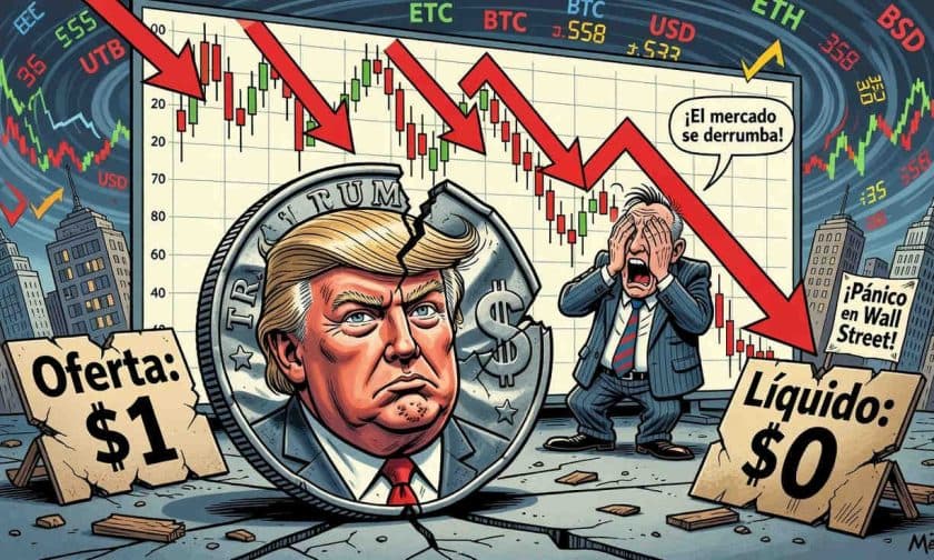 Memecoin $TRUMP: cae 84% en un año y toca mínimo histórico