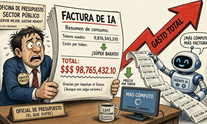 Costo de IA: baja el precio por token pero sube la factura total