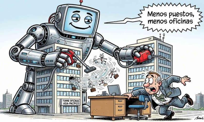 IA en Asia-Pacífico: cómo frenaría 5 puntos la demanda de oficinas