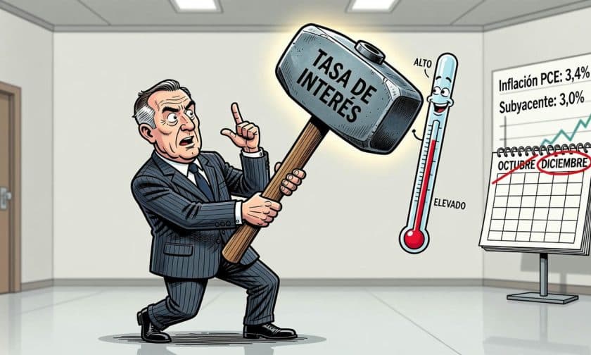 PCE agosto 2026: inflación frena apuestas por suba de tasas Fed