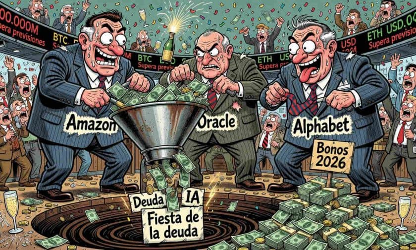 Deuda por IA 2026: supera US$ 500.000M y sorprende a Wall Street