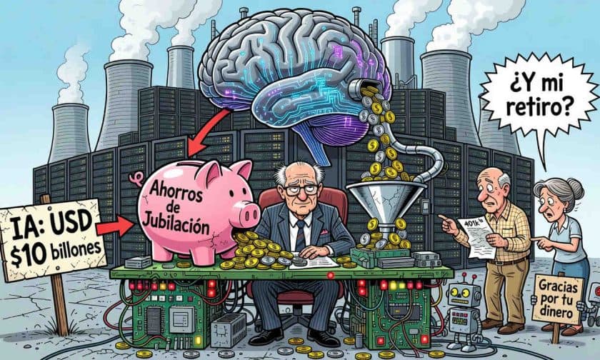 Jubilación y IA: la propuesta de Fink que expone tus ahorros