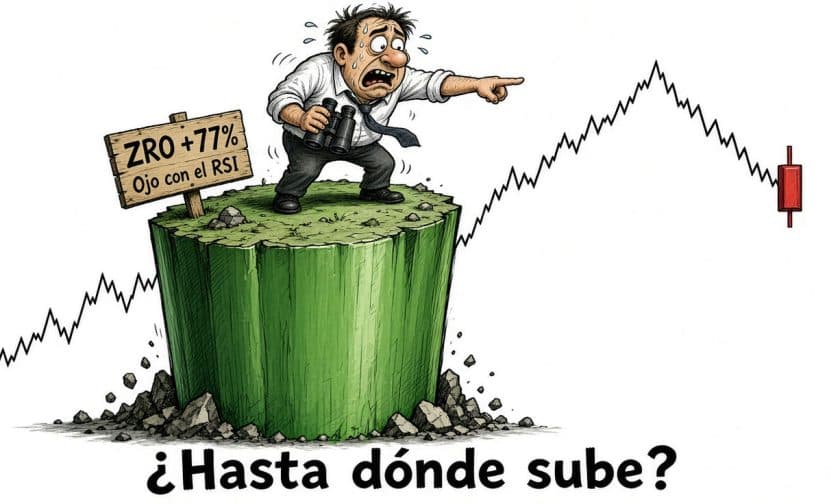 LayerZero (ZRO) sube 77% en 30 días: ¿tendencia o sobrecompra