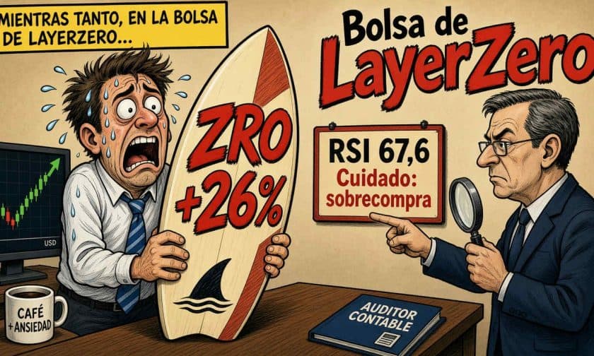 LayerZero ZRO: suba del 26% en una semana pese a corrección