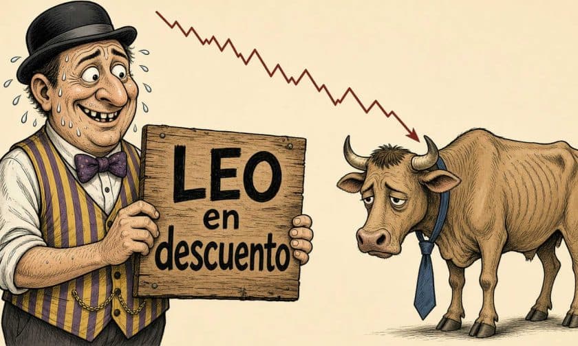 LEO cae 1,43% y toca su nivel más débil en semanas