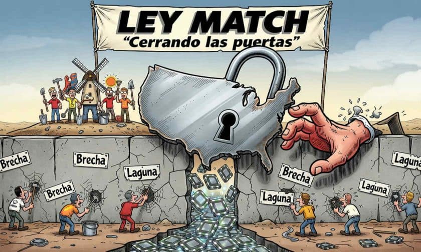 Ley MATCH 2026: EE.UU. cierra brechas en controles de chips