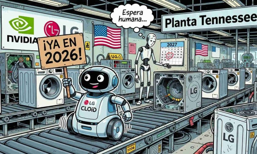 LG desplegará robots con ruedas en Tennessee antes de 2027