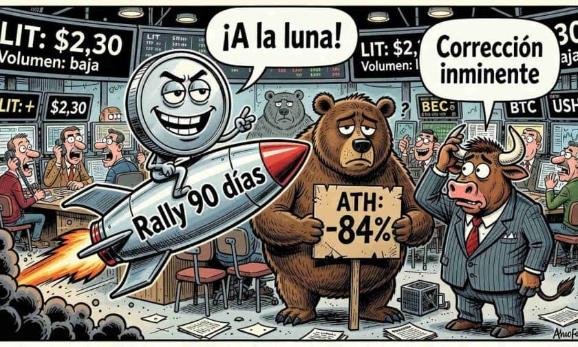 LIT sube 1,80% y acumula +143,73% en 90 días
