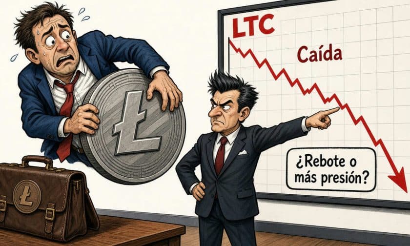 Litecoin cae 6,12% el 8 de octubre y pierde soporte técnico
