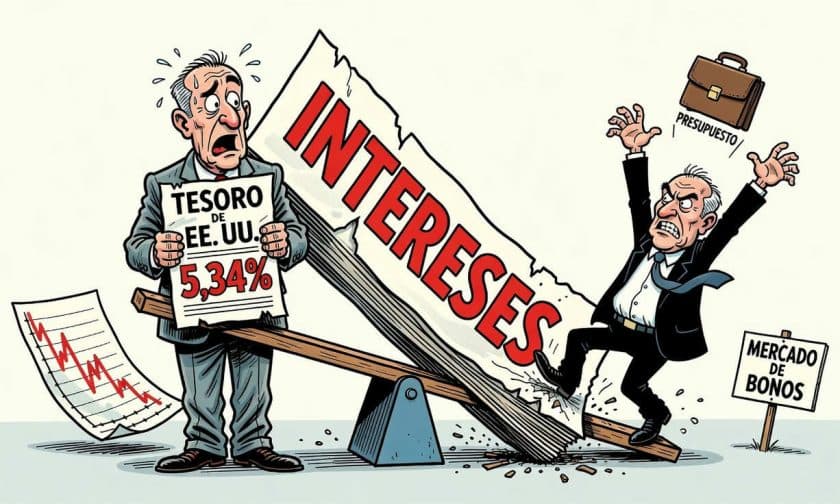 Bonos del Tesoro de EE.UU. alcanzan máximo de 24 años al 5,34%