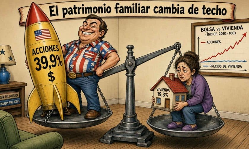 Acciones superan viviendas en patrimonio de hogares estadounidenses