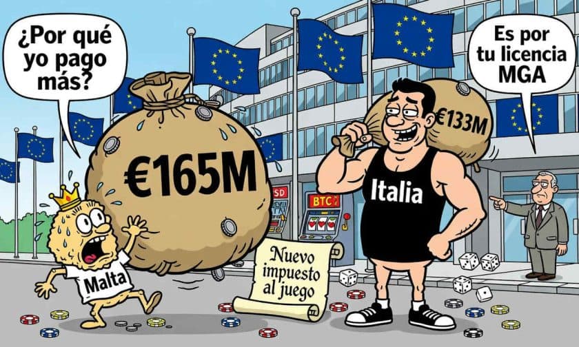 Impuesto UE al juego en línea: Malta bloquea y pagaría más que Italia