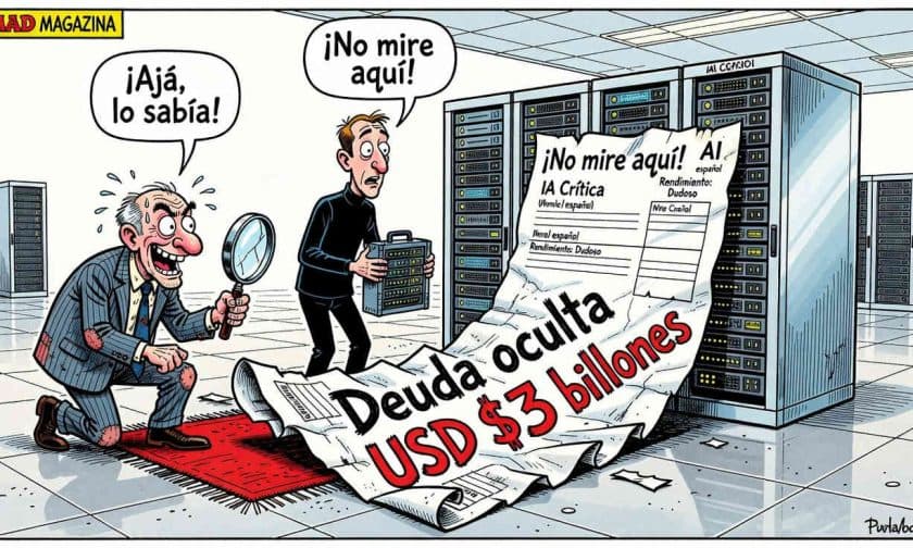 Michael Burry alerta: US$ 3 billones en deuda oculta de IA