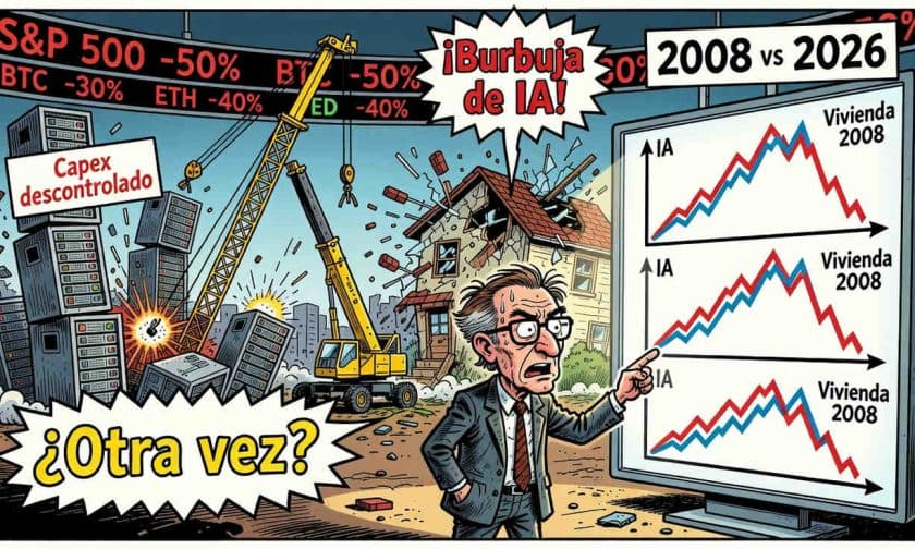 Burbuja de IA: Burry alerta sobre riesgo de colapso en 2027