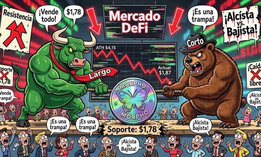 MORPHO cae 1,81% con volumen bajo: ¿comprar en el soporte de $1,78?