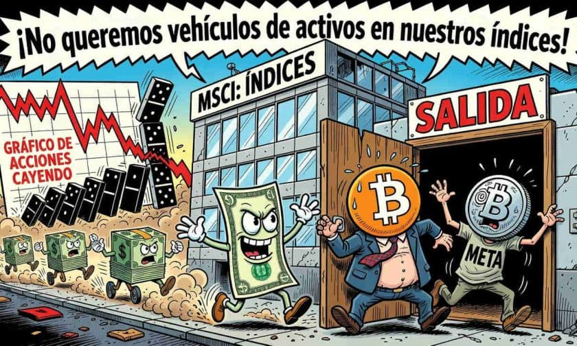 MSCI excluiría empresas Bitcoin: Strategy y Metaplanet fuera de índices