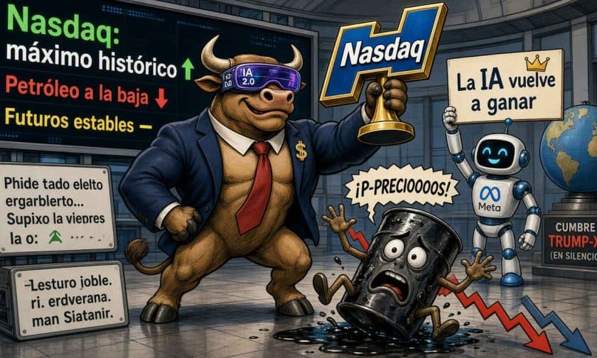 Nasdaq marca máximo histórico impulsado por acciones de IA