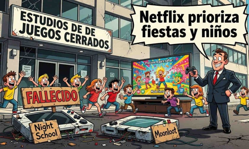 Netflix cierra Night School y Moonloot: tercera ola de recortes en videojuegos