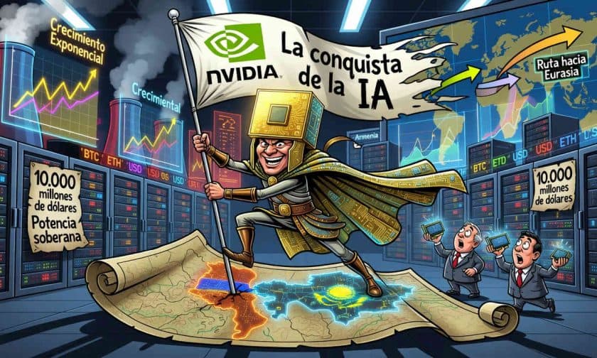 Nvidia invierte USD $10.500 millones en Armenia y Kazajistán