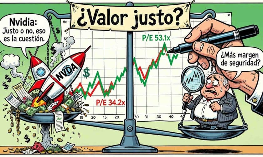 Nvidia tras multiplicarse 9.9x: análisis revela valoración justa