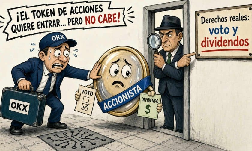 OKX solicita a la SEC plataforma de acciones tokenizadas en EE.UU.