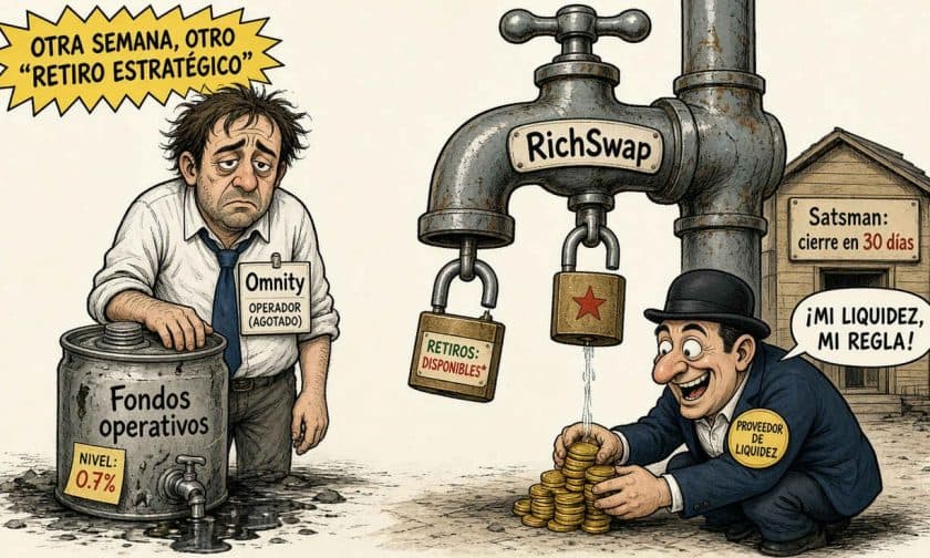 Omnity Network cierra RichSwap y Satsman: qué hacer con tus fondos