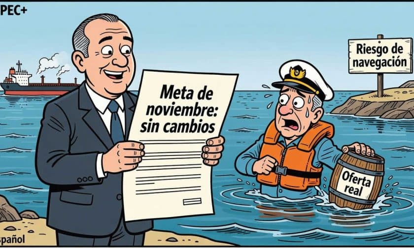 OPEP+ congela cuotas de petróleo para noviembre ante tensión en Medio Oriente