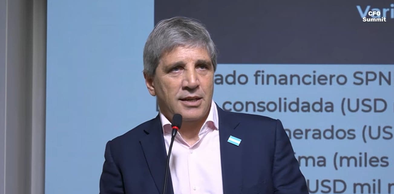 Caputo: datos económicos desmienten regreso kirchnerista