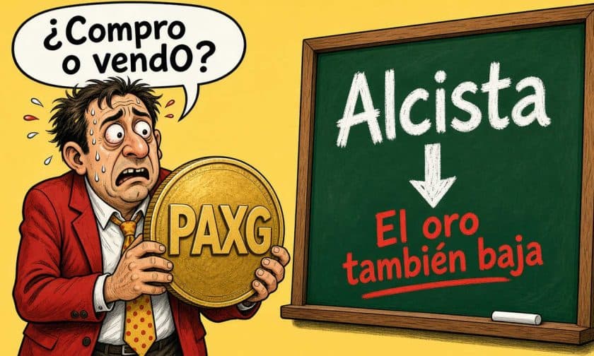 PAXG cae 0,41%: consolidación en oro tokenizado