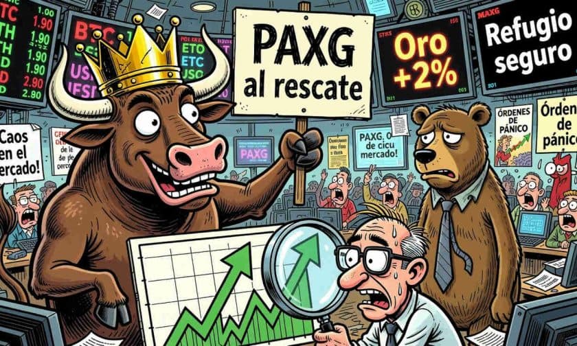 PAXG sube 2%: oro tokenizado supera $4.300 por demanda de refugio