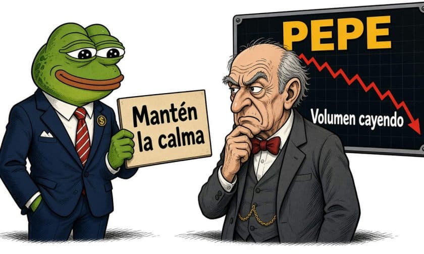 PEPE sube 27% en octubre: análisis técnico entre momentum y caída de volumen