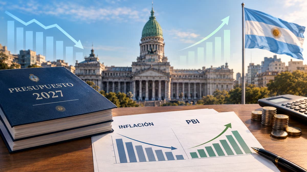 Presupuesto 2027: superávit del 0,23% del PBI con recortes de gasto del 26,7%