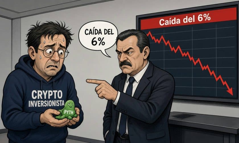 PYTH cae 6% el 8 de octubre: presión técnica y niveles clave