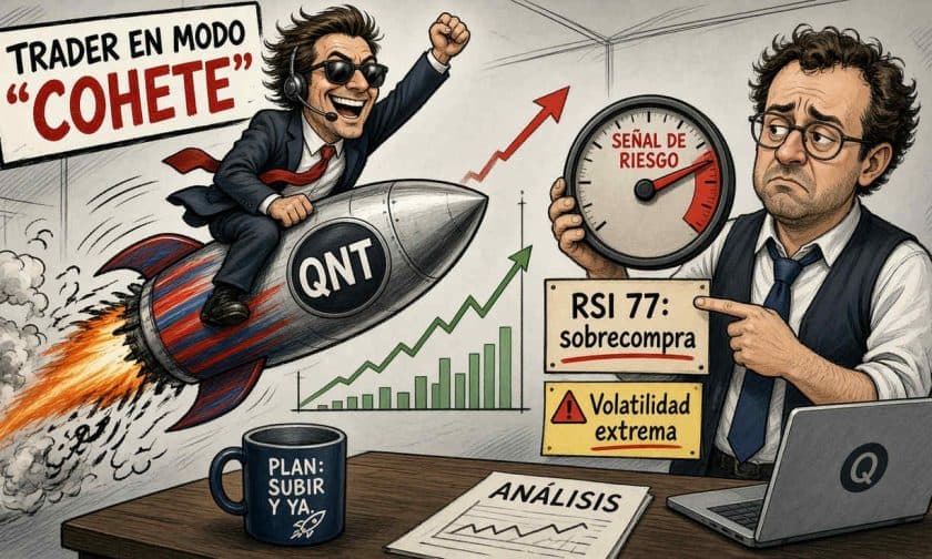 QNT sube 5,10% el 4 de octubre: análisis técnico y riesgo de sobrecompra