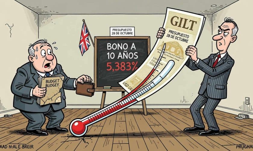 Bonos Reino Unido: rendimiento récord de 5,383% en 10 años