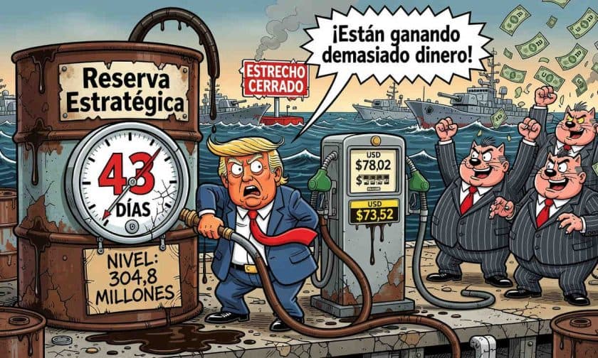 Reserva de petróleo EE.UU.: mínimo de 45 años por cierre del Estrecho de Ormuz