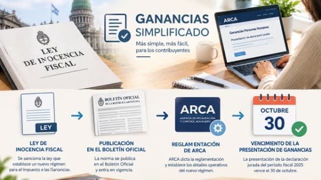 Ganancias Simplificado: ARCA prorroga hasta el 30 de octubre