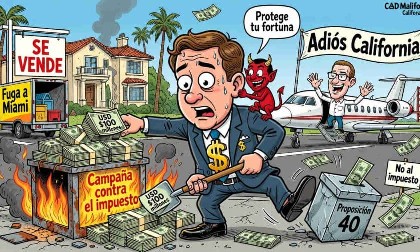 Impuesto a multimillonarios en California: Brin gasta US$ 100 millones