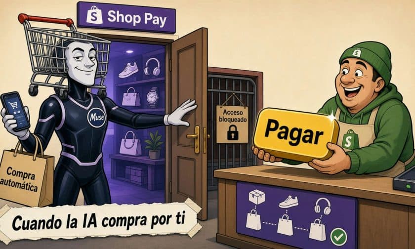 Shopify y Meta integran Muse: compras autónomas con IA