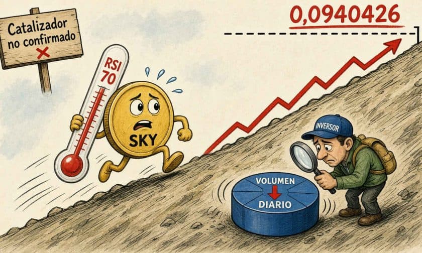 SKY sube 10,10% el 4 de octubre: señales de sobrecompra