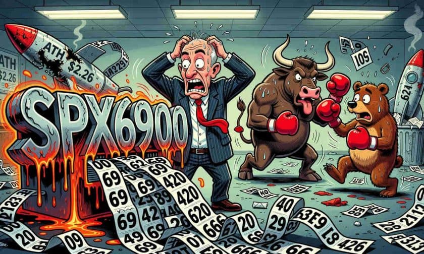 SPX6900 cae 4,71%: presión bajista hacia mínimos