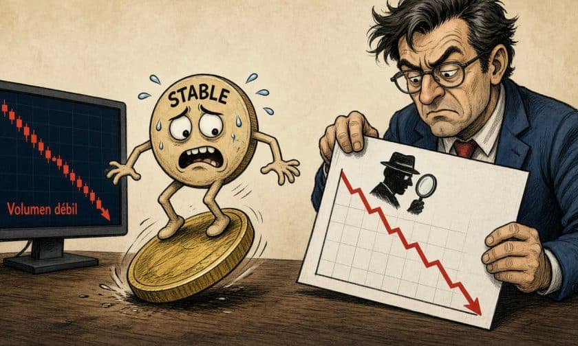 STABLE cae 6,77% el 8 de octubre: análisis técnico
