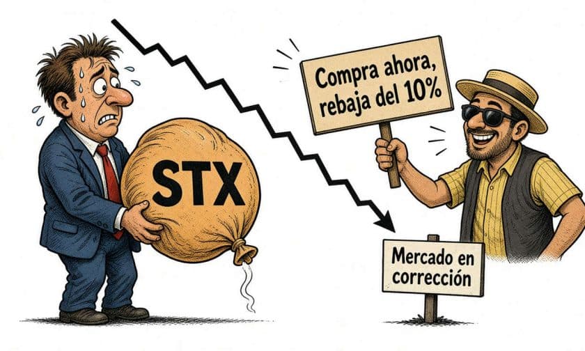 STX cae 10,64% en toma de ganancias tras rally semanal