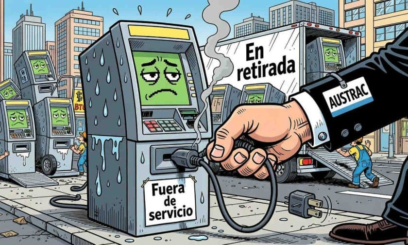 Suspensión de Cryptolink: el mayor operador de cajeros Bitcoin en Australia