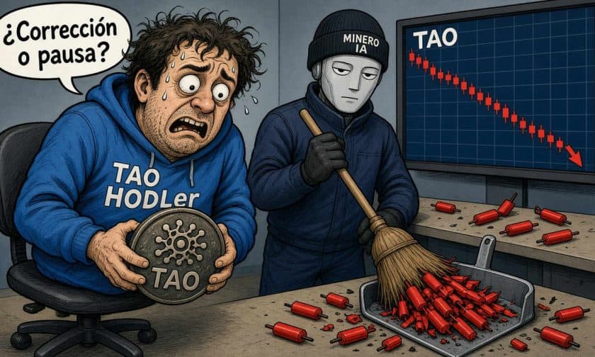 TAO cae 5,79% el 3 de octubre: análisis de soportes
