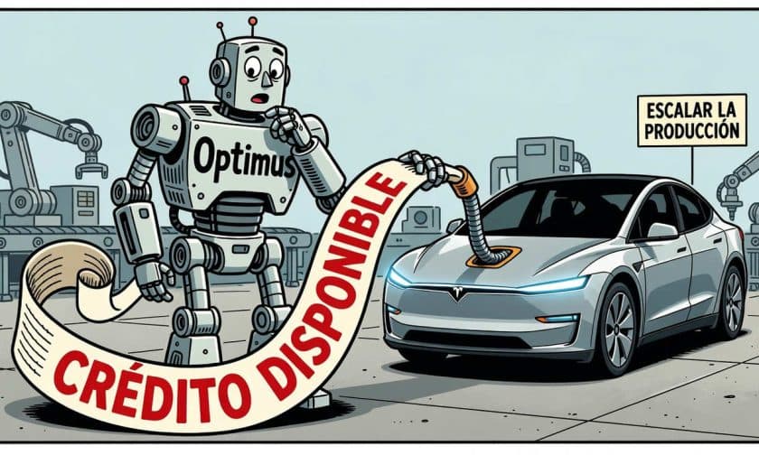 Tesla asegura US$ 30.000 millones en crédito para Cybercab y Optimus