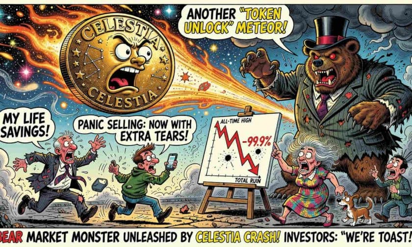 Celestia cae 2,11% pese a rebote mensual del 38%