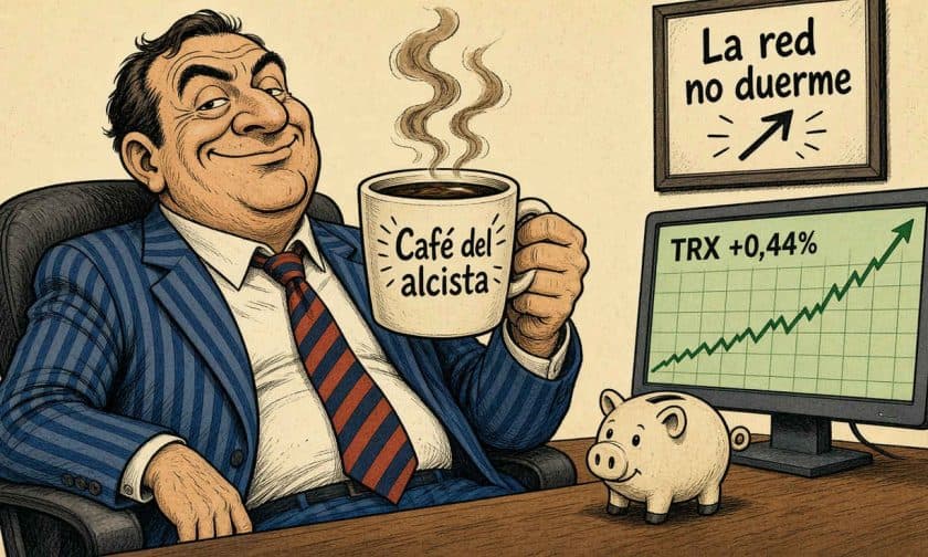 TRON en USD $0,344: volumen sube 34% con tendencia alcista