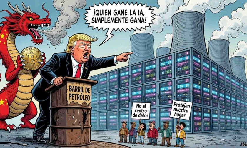 Centros de datos de IA superarán al petróleo, advierte Trump