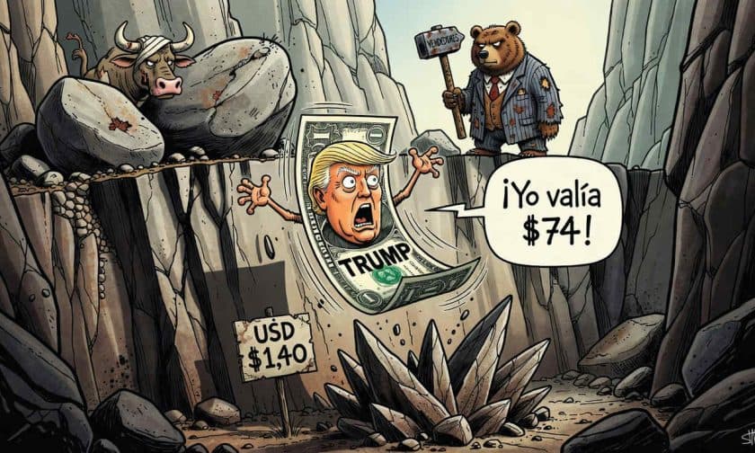 Token TRUMP cae 7,4% a US$ 1,40: análisis técnico